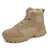 Winter Warm Military Boots Men's Outdoor High-top Sneakers Hiking Shoes Cold-proof Snow Boots Large Size Velvet Men's Shoes