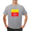 New Humor Tee Shirt Men Cotton Brand Tshirt Level 42 T-Shirt Tee Shirt Black T Shirts Aesthetic Clothes Plain T Shirts Men Top