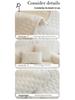 Nordic Plush Sofa Cushion 2026: All-Season, Non-Slip Seat Cover for Living Room.