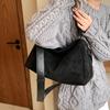 Brand design faux suede Female Messenger Crossbody bag Wide strap Shoulder Bag for lady handbag big capacity bolsos totes brown