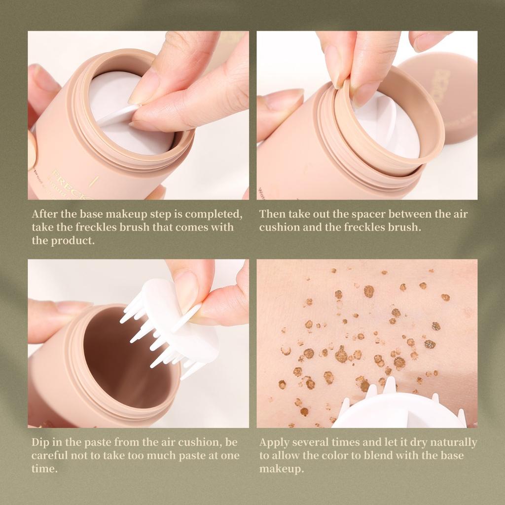 Bardzo popularny pisak do piegów z wodoodporną poduszką do stemplowania - idealny do naturalnego, gołego makijażu