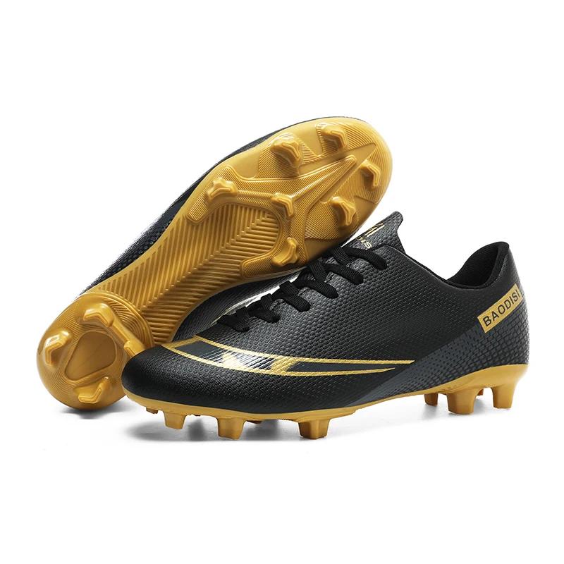

Men Soccer Shoes Non Slip TF/FG Field Top Quality Sneaker Students Training Society Sports Football Shoes Grass Football Boots 31