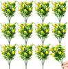 3/5pcs Artificial Lemon Branches with Eucalyptus Leaves - Faux Yellow Lemon Stems for Kitchen Table Centerpiece And Home Decor