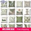 Groene Plant Sofa Kussen Comfort Kussen Kantoor Kussenhoes Woonkamer Huis Decoratieve Bedrukte Kussenhoes