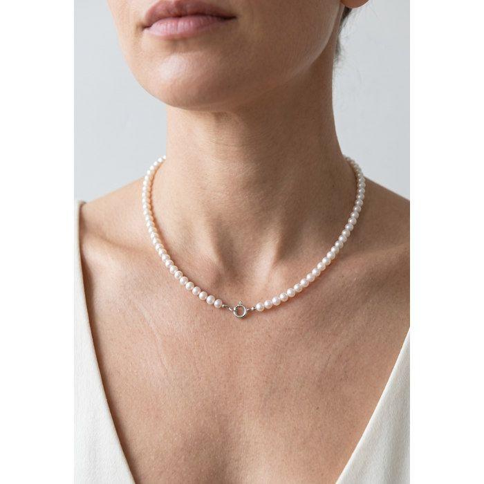 Collier - PEARLS & COLORS - Prestige - Perle d'eau douce 9-10 mm - Blanche - Qualité AAA+
