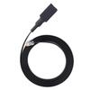 Durable 6-Pin Detachable Handheld Microphone Extension Cable for Yaesu Walkie-Talkies, 155cm Long