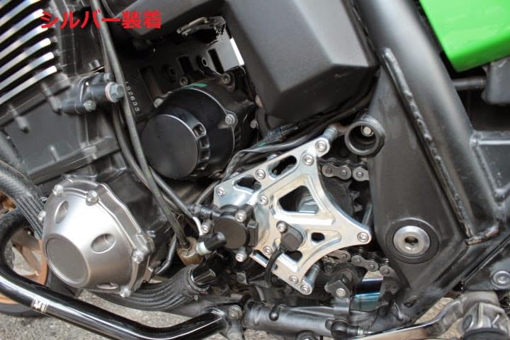 POSH FAITH Motorcycle Sprocket Cover with Clutch Piston Base for ZRX1200DAEG, Black, 072201-06