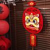 Traditional Spring Festival Wall Hanging Exquisite New Year Pendant Door Sign  Party