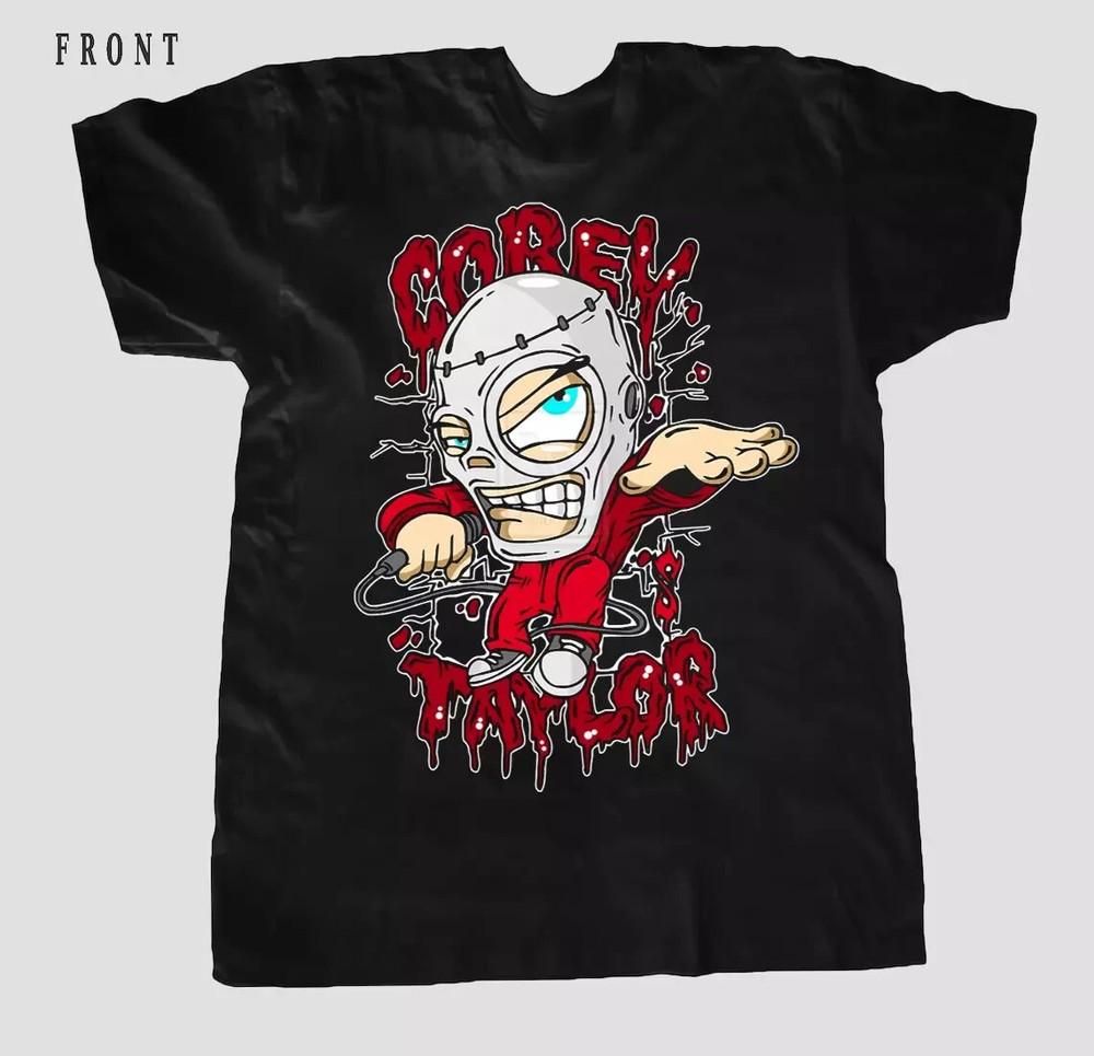 Редкая футболка Corey Taylor Slipknot с коротким рукавом, полные размеры S-4XL, унисекс S