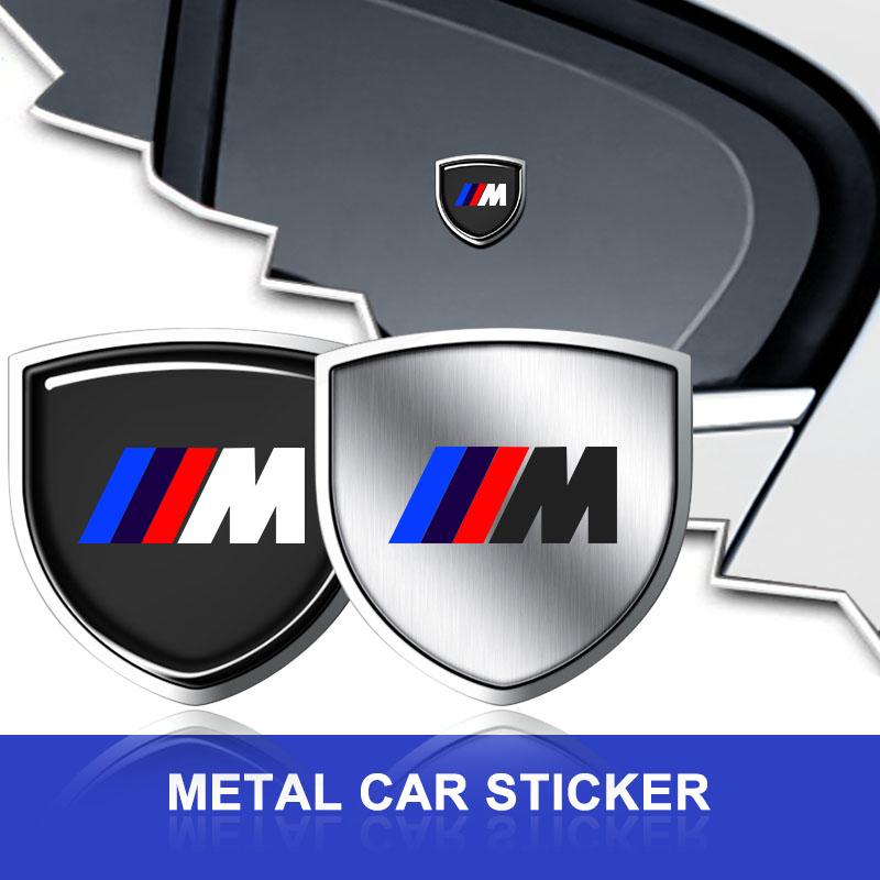 1Pcs 3D Metal M LOGO Emblem Auto Door Shield Car Body Badge Sticker For BMW 330Li 325Li 320Li E46 E39 E90 E60 E36 F30 F10 E34 X5 E53 E30 F20