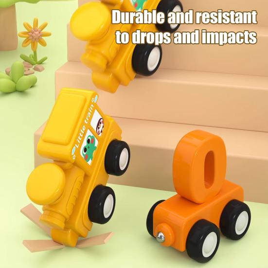 7/11/12/14Pcs/Set Magnetic Number Train Toy Kit Toddlers Number Counting Color Sorting Preschool Learning Activity Educational Train Toy Birthday Gift