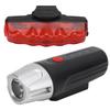Ultra Bright Bike Light Set USB Rechargeable Bicycle Front Headlight and Back Taillight for Road Mountain Cycling