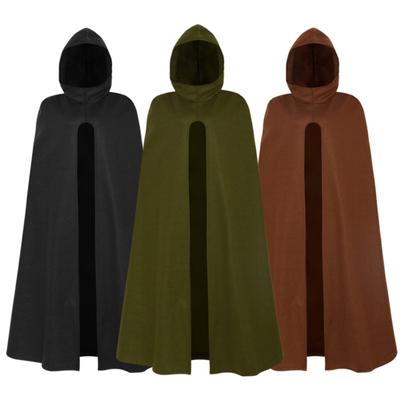 Halloween Role-Playing Costumes Mediaeval Cloak Pirate Death Cosplay Open-Front Cloak Cape