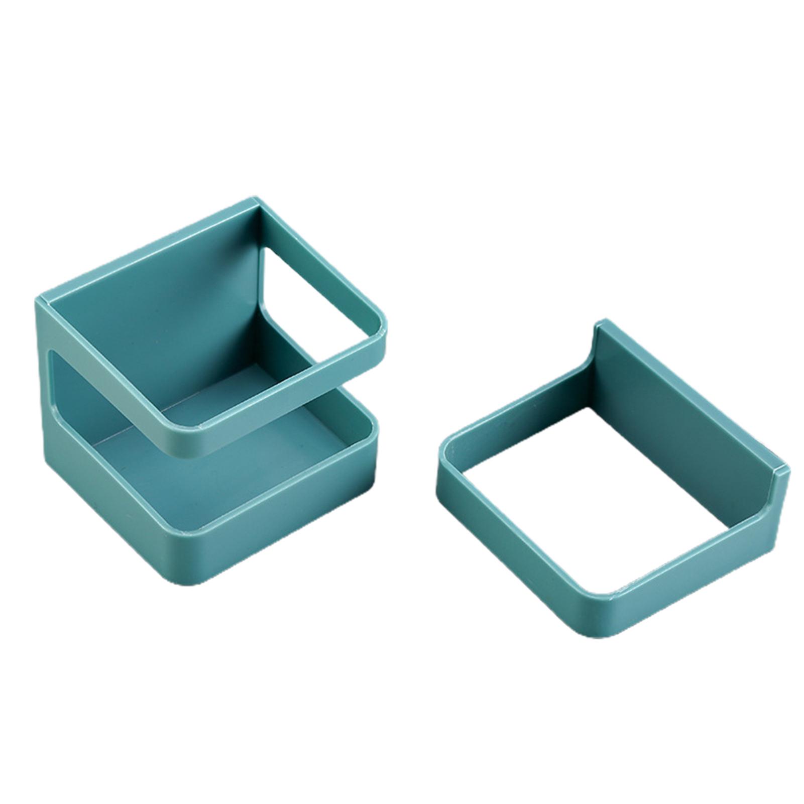 Бытовая стойка для хранения Многофункциональная двухслойная подставка для зонтов Регулируемая настенная стойка для слива зонтов для дома и отеля зелёный 669₽