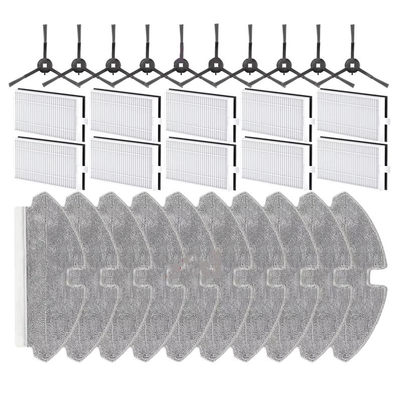 

A65T-For Dreame Mova M1 Accessories Hepa Filter Mop Cloth Side Brush Spare Parts For Dreame Trouver M1