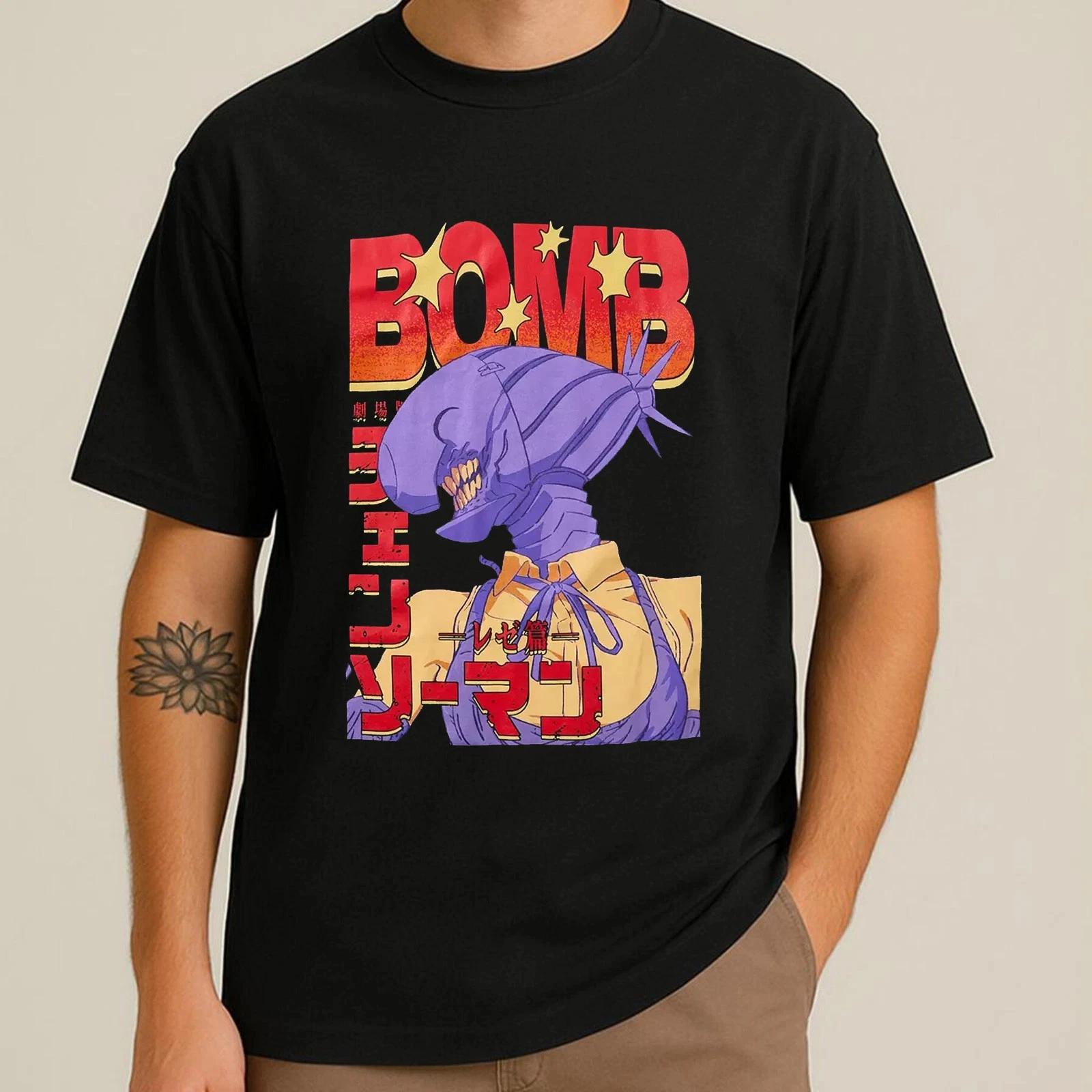 Chainsaw Man Reze Arc Bomb Devil Jumbo Print T shirt S