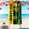 Baylor Bears Print Beach Towel, Large Soft Quick Dry Towel for Beach Camping Swimming