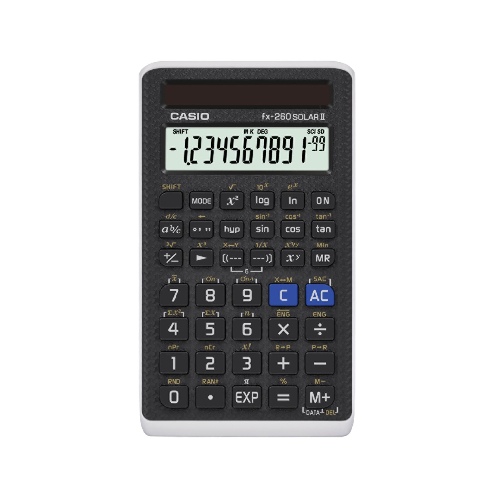 

Науковий калькулятор CASIO SOLAR II fx-260 (Чорний) чорний