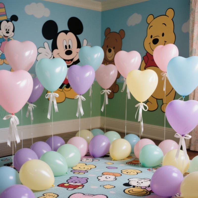 

10-inch macaron heart-shaped mixed color 12 balloons, very suitable for birthday parties, Valentine s Day, engagement, theme party decoration