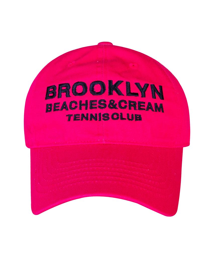 Bichiseuaenkeulim Brooklyn Tennis Club Ball Cap-Hot Pink