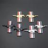 Adesivo per Auto 1 Paio 8,5x9CM Adesivo Laterale Portiera Parafango Emblema Decalcomania per Ford Cavallo al Galoppo Logo Focus Fiesta Kuga Edge Shelby GT Auto