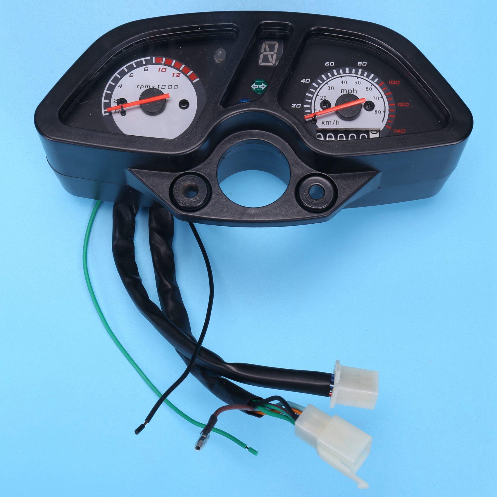Спидометр мотоцикла Датчик передачи Тахометр Для Suzuki Qm200gy II QM200GY III GXT200 GXT 200 Kreidler DD125 чёрный
