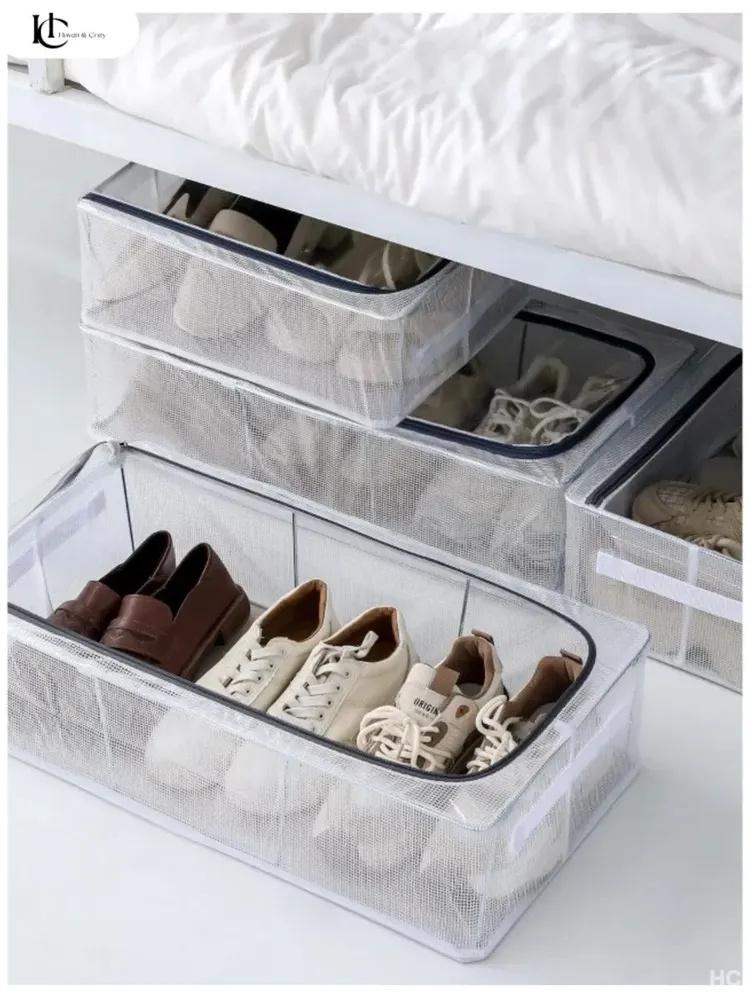 Schuhaufbewahrungsbox, Haushalts-Kleiderorganisatorbox