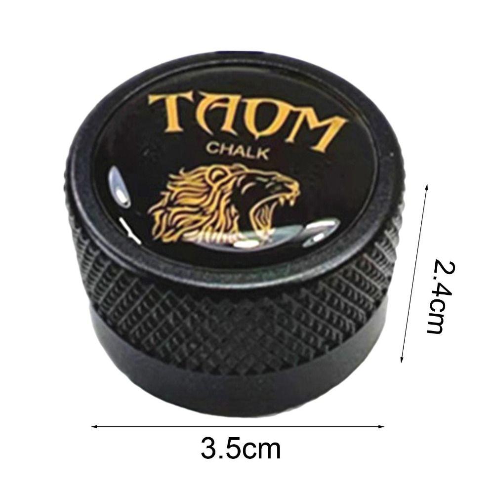 Aluminum Zinc Zinc Alloy Pool Chalk Holder Round Shaped Chalk Tip Case  Billiards Accessories