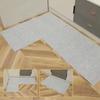 3/6Pcs Non-Slip Disposable Kitchen Floor Mat Wear-resistant Oil Proof Kitchen Rug Non Washable Thick Absorbent Door Mats