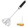 Hot Sale Semi-automatic Mixer Egg Beater Manual Self Turning Whisk Hand Blender Stainless Steel Egg Cream Stirring Kitchen Tools