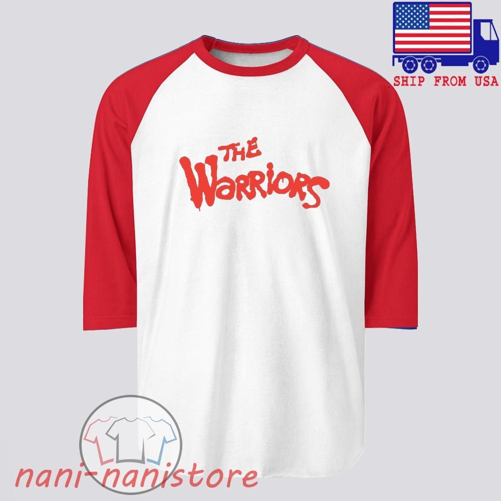 The Warriors Movie Men#039;s Raglan Red Size S2XL Unisex T-Shirt XXXL