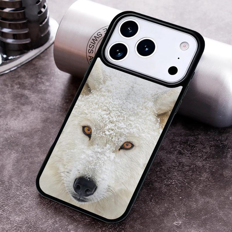 Howl of A Wolf Under The Moon pattern Phone Case for iPhone 17 16 15 Pro Max Air 14 13 12 11 Plus Shockproof Cover