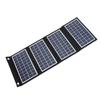 Portable Solar Panel 30W 5V Foldable Solar Panel Charger with Dual USB Outputs for Outdoor Camping Trip 4 Fold