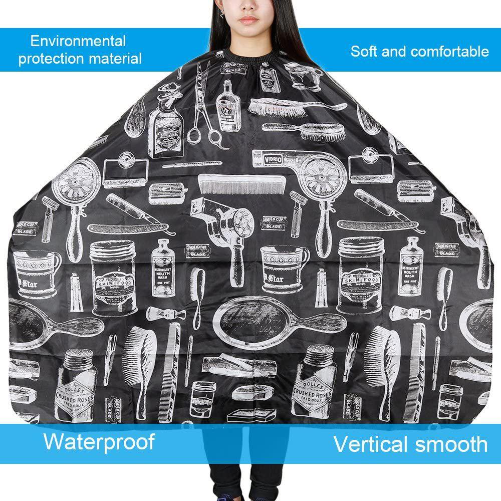 

Men/Women Salon Fashion Haircutting Cape Professional Hairdressing Barber Apron білий