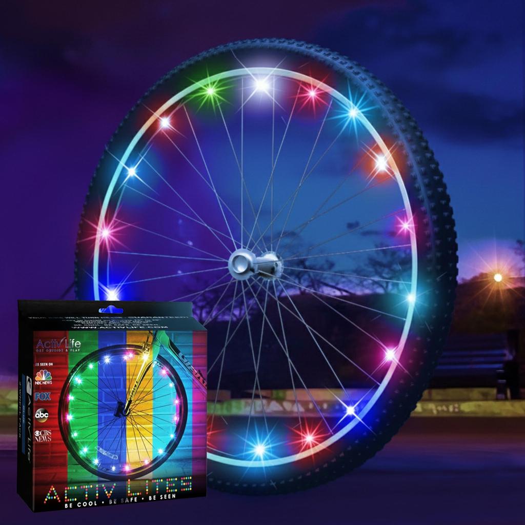 Activ Life Fahrradspeichenlicht (1 Reifen, Farbwechsel) F