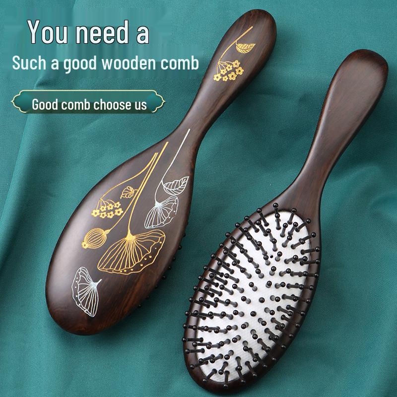 

Ebony Airbag Massage Comb for Scalp and Hair Growth