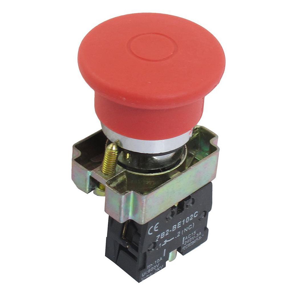 Fielect Red 10A 600V Self-Locking Emergency Stop Push Button Switch 5Pcs ZB2-BE102C Fielect Red 10A 600V Self-Locking Emergency Stop Push Button Switch 5Pcs ZB2-BE102C