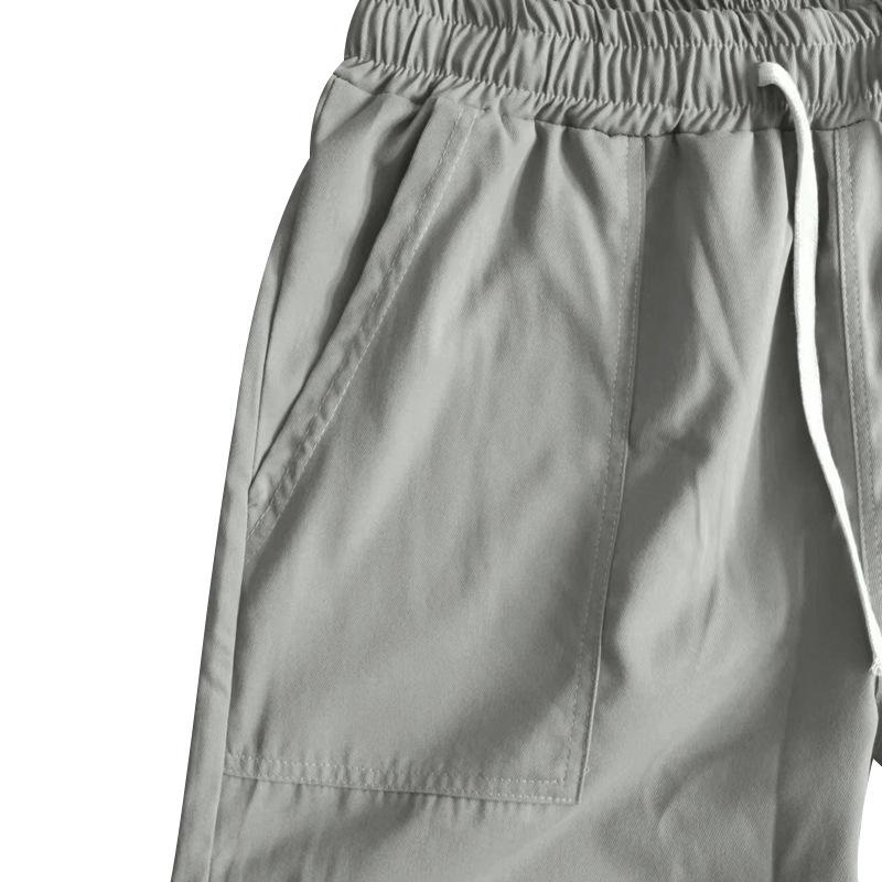 Spring and Summer Men's Classic Drawstring Woven Casual Sports Pants Loose and Comfortable Fashion Drawstring Pants