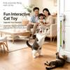 Rechargeable Cord Teaser for Single-Feline and Several-Feline Homes, Automatic Moving Line Device with Flexible Household Positioning
