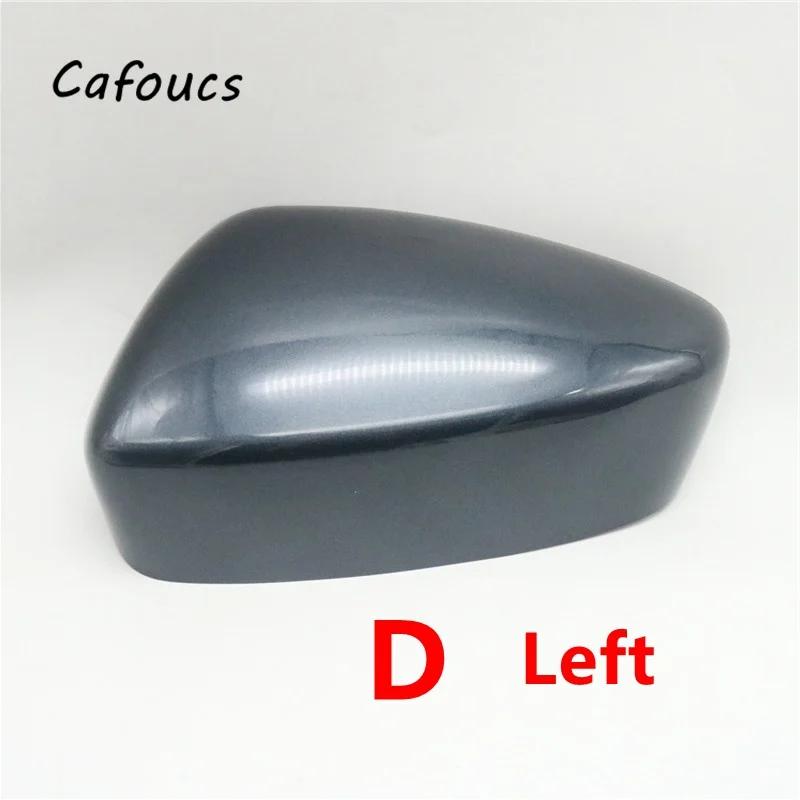 Cafoucs Car Rearview Mirror Cover Cap Shell Housing  For Mazda CX-5 CX5 2012 2013 2014 Accessories