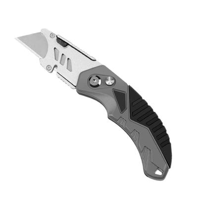 Folding Knife Replaceable Utility Knife for Cable Cartons Carboard Boxes Cutter Handle Knife Blades Outdoor Hand Tool