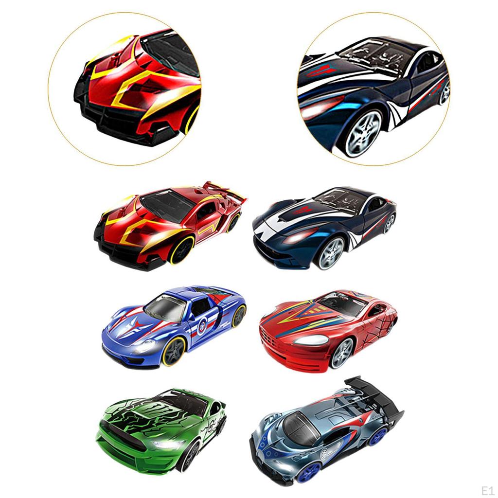 6 Piece Die-Cast Vehicle Set, Valentine's Day Gifts, 1:64 Model Cars, Cars for Adults, Babies, Kids,