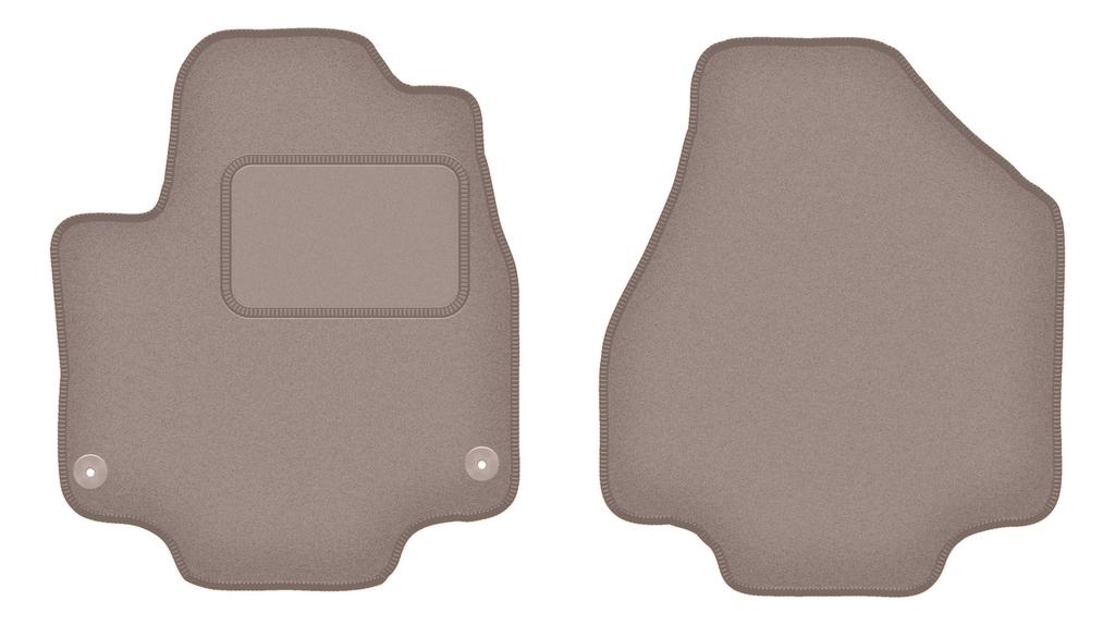 Beżowe dywaniki przednie do: Chrysler Pacifica II hybryda (2017-)
