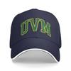 Uvm College Font Curved Baseball Cap F Hiking Hat Sunhat New Hat Hats Unisex Womens