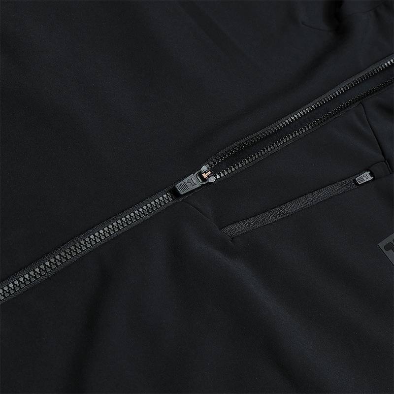 Fila Classic Minimalist Casual Commuter Sports Comfortable Hooded Woven Jacket Men Jacket Deep-Black A61M541709FBK