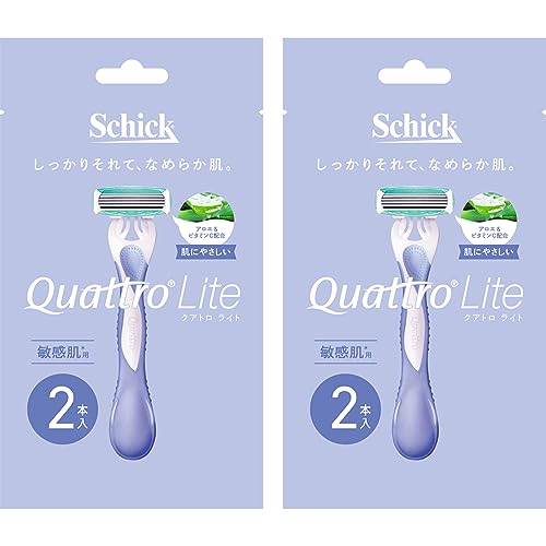

Schick Quattro Light for Sensitive Skin (2 pieces) x 2 pack Razor Women