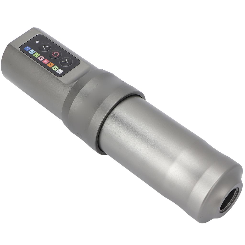 Cordless Tattoo Machine Pen Space Aluminum RCA Interface Replace Head Rotary Tattoo Machine Silver