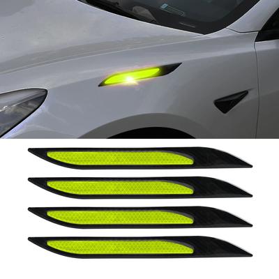 Auto Reflektierende Aufkleber Warnstreifen Klebeband Rückstandsfrei Schützender Autoaufkleber Warnung für Nachtfahrten Karosserie Sicherheitswarnaufkleber