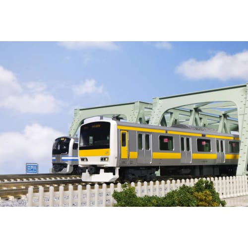 KATO N Gauge E231 Series 500 Chuo-Sobu Local Line 4-Car Add-On Set, Model Train, 10-1913