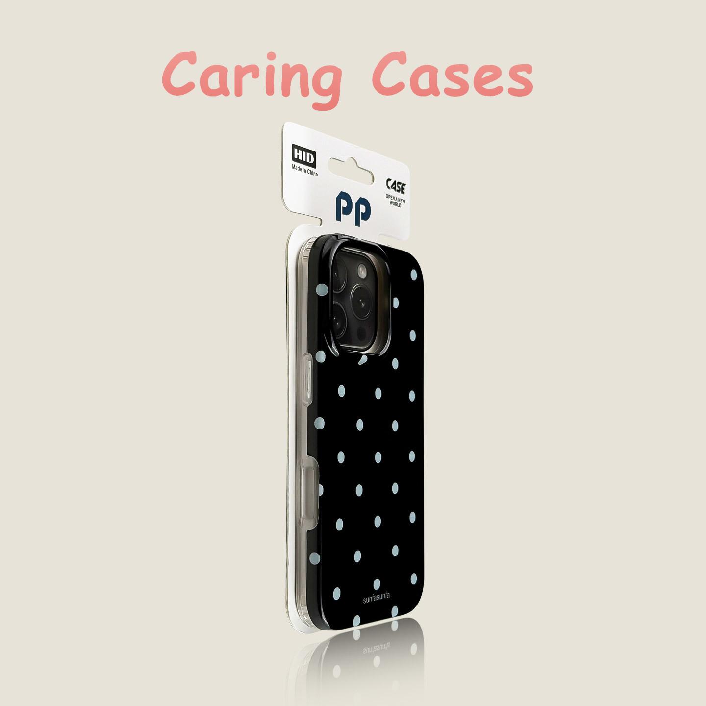 

For iPhone 17 Pro Max Case White Black Polka Dot Soft Silicone Shockproof Compatible with iPhone 16 15 14 13 iPhone 13 Pro чорний